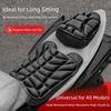 Motorcycle Seat Cover Front Rear Seat Cushion Thicken Breathable Cover Shock Absorption Seat Pad Cushion for Long Ride