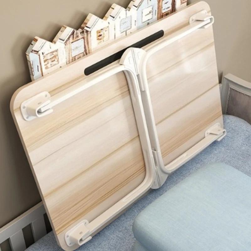 1pc Portable Ergonomic Cork Lap Desk with Bamboo Finish, Work Ergonomic Stand,Foldable Desk Design,Stable Desk Design