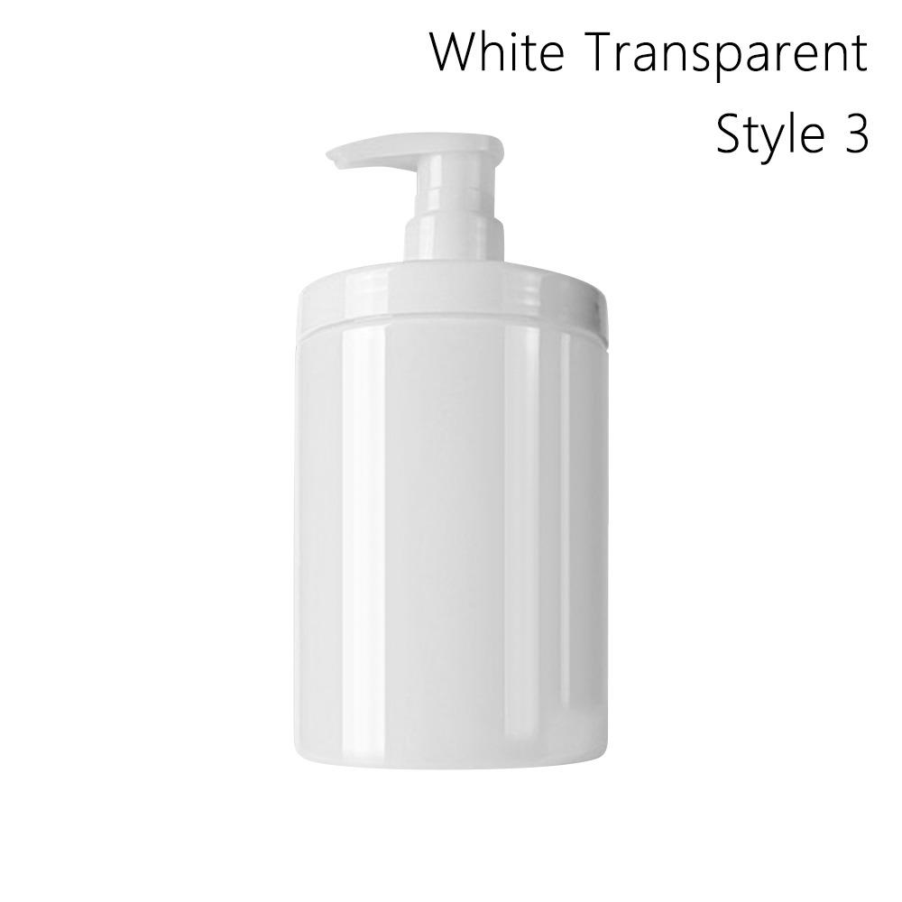 Wide Mouth Pump Bottle Dispenser Clear Storage Bottle  for Shampoo Conditioner Lotion