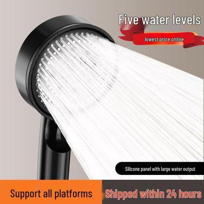 Pressurized Rainfall Shower Head & Bath Faucet Set