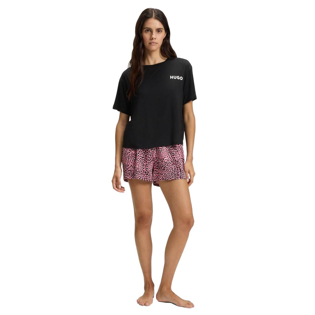 Hugo Womens/Ladies Unite Contrast Logo Pyjama Top