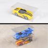 Car Display Case, 1/64 Scale Vehicle Model Display Boxes Clear Plastic Toy Car Model Display Boxes for Hot Wheels and Matchbox