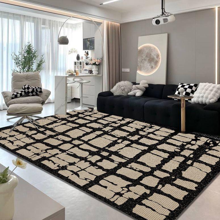 Nordic Modern Abstract Carpets for Living Room Home Floor Mat Study Large Area Rug Washable Bedroom Decor Minimalist Carpet