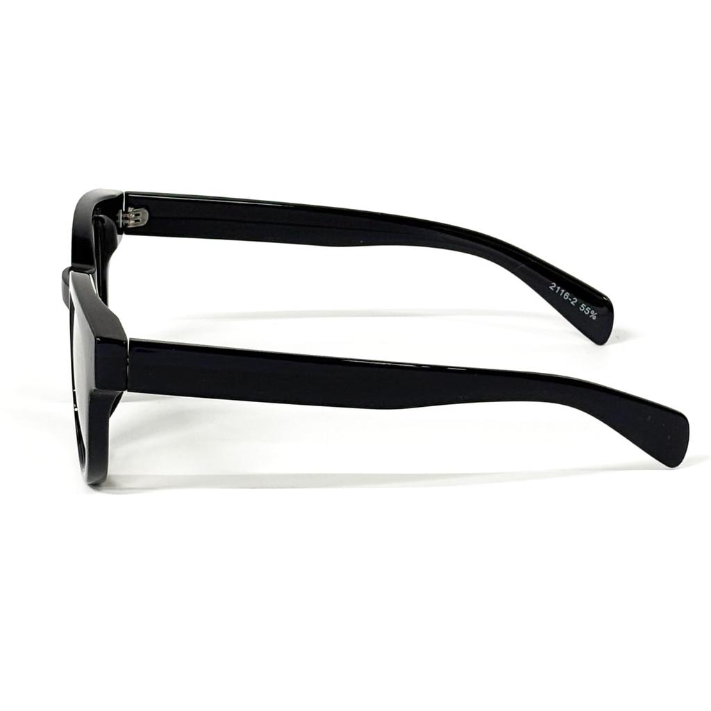 Black x Light Smoke Wellington Sunglasses for Fashion UV400 UV Colored Clear Round [FashionBerry] Men, Glasses, (99% Protection), Lenses, Lenses,