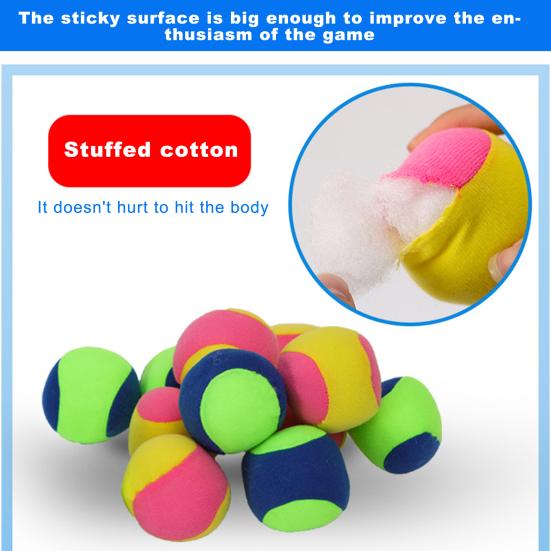Parent-child Ball Toy Adhesive Exquisite Workmanship Elastic Waistcoat Dodgeball Toy for Game