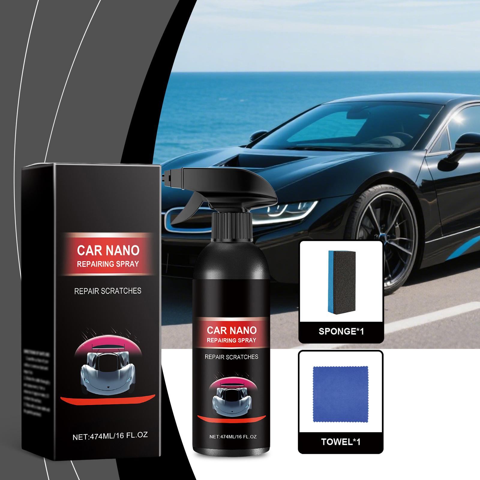 

Car Coating Spray, Car Care, And Stain Removal, Surface Cleaning, Polishing, And Brightening Coating. 474ml One Size