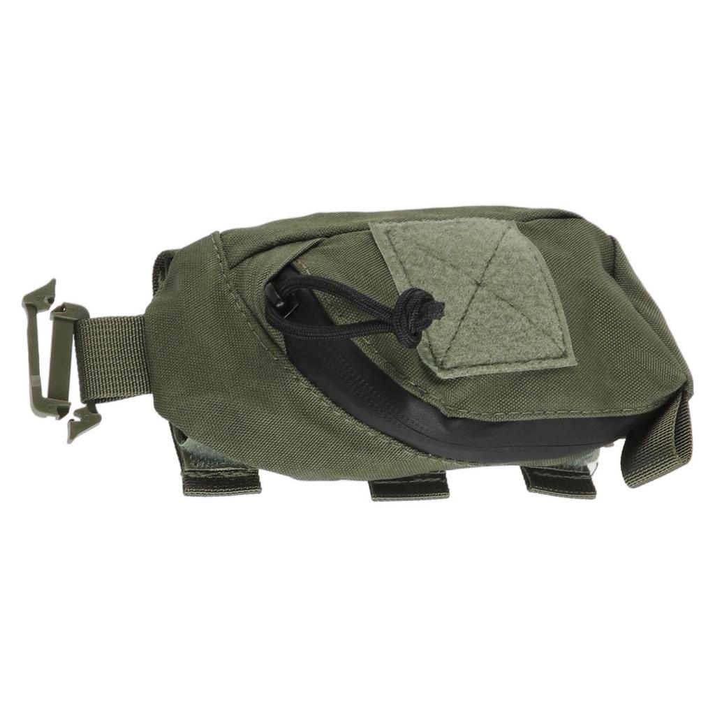 Outdoor Backpack Shoulder Strap Pouch Clip On Pouch Backpack Attachment Bag for Hikers OD Green