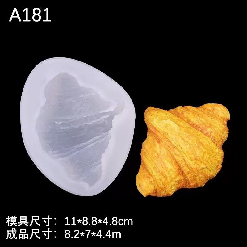 

Simulated Bread Candle Silicone Mold Creative French Snack Croissant Design DIY Art Soap Aromatherapy Candle Making Shell Mould