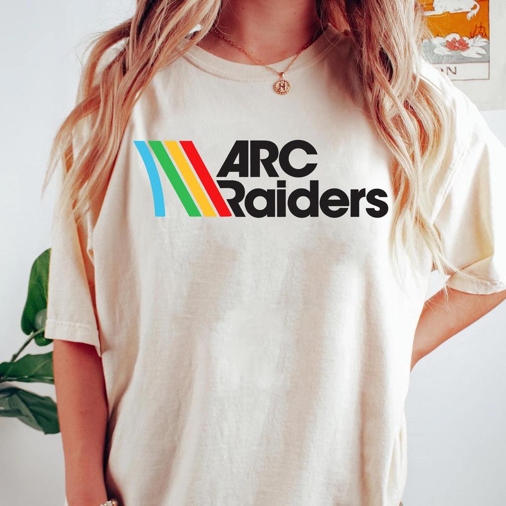 Arc Raiders Game Printed Tshirt for Womens Spring and Summer Fashion Trend Pure Cotton Top Neutral Short Sleeved Tshirt