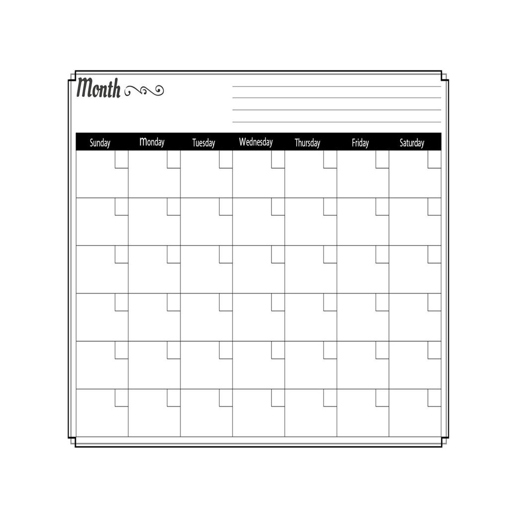 Whiteboard Magnetic Calendars For Refrigerator Family Notepad Daily Planner
