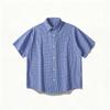 Summer Short Sleeved Shirt Jacket Workwear Short Sleeved Men's Lapel Shirt