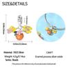 Original Charms Copper Beach Vacation Pendant Travel Beads Fit Bracelet Women Jewelry Making Diy Gift