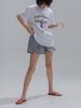 Aenhacheu Easy Relaxed Check Shorts_Navy
