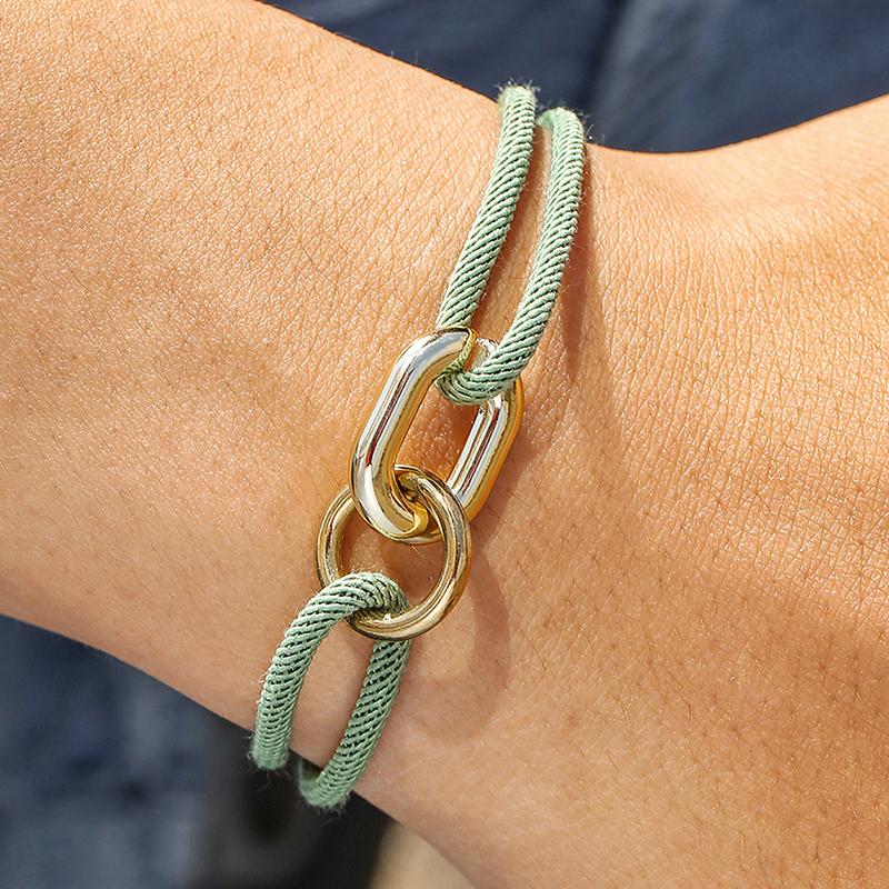 Bohemian Braided Rope Bracelet Adjustable Fit Retro CCB Clasp Minimalist Jewelry for Men Casual Party Use