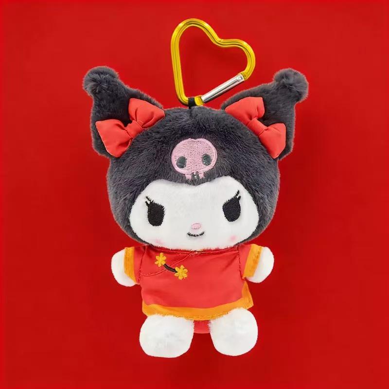 

Плюшевый подвеска Sanrio: KT Cat, Pompompurin & Kuromi - Брелок/Подвеска на рюкзак в стиле Тан Суй Official License + Anti-Counterfeit Tag