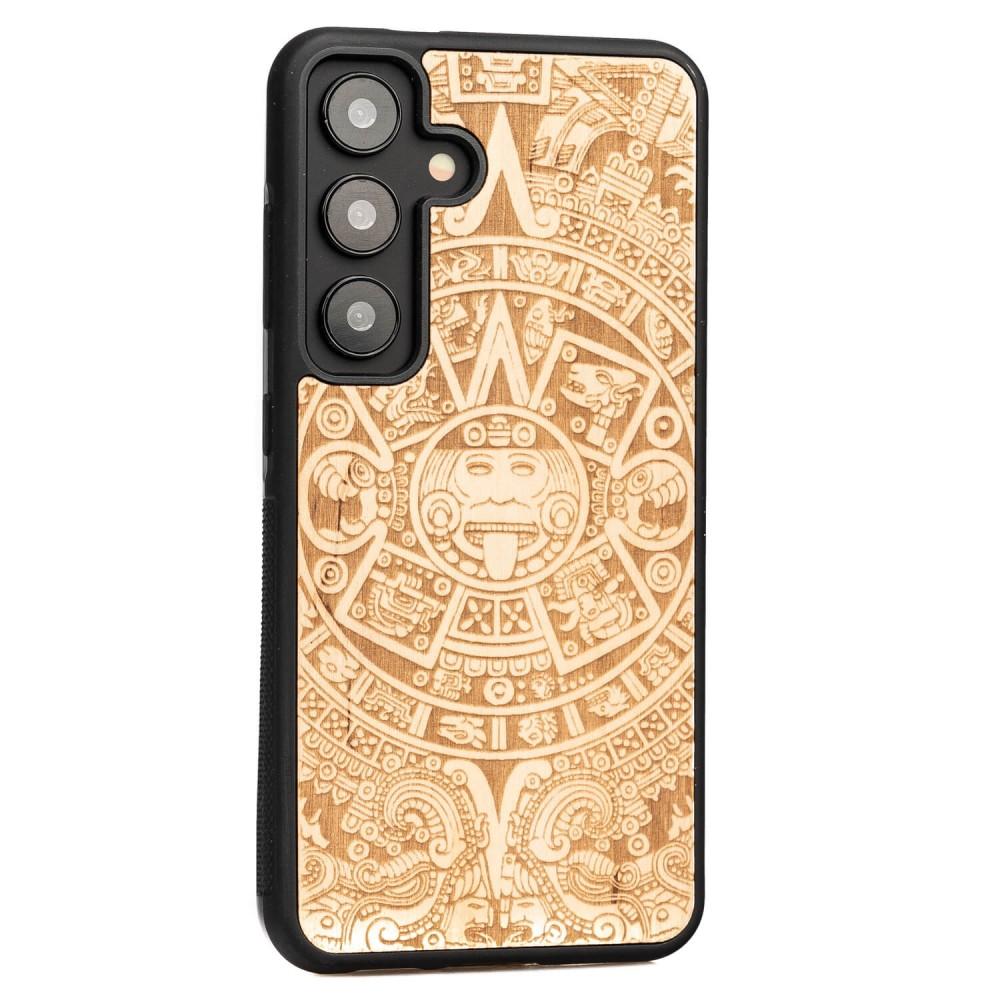 Bewood Wooden Case for Samsung Galaxy A55 5G Aztec Calendar Aniegre