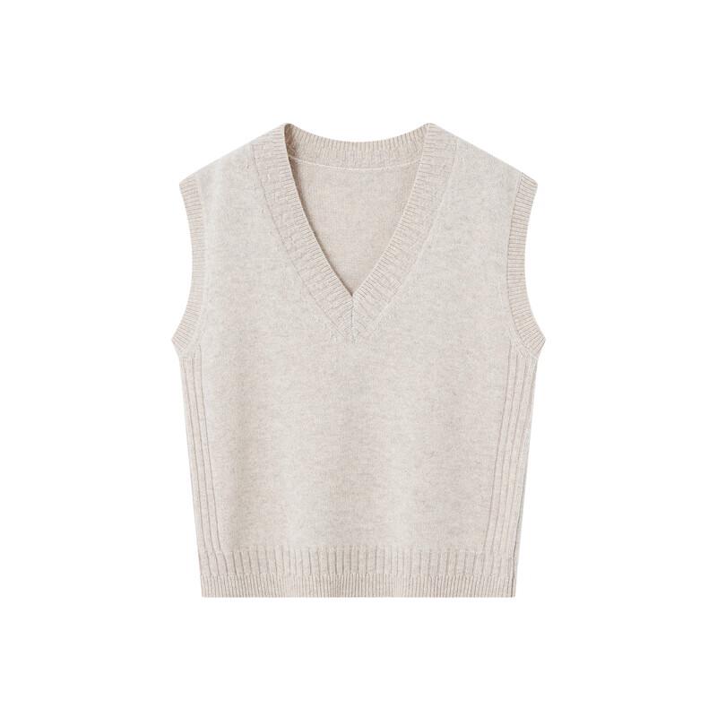 Women's Lambswool V-Neck Knit Vest