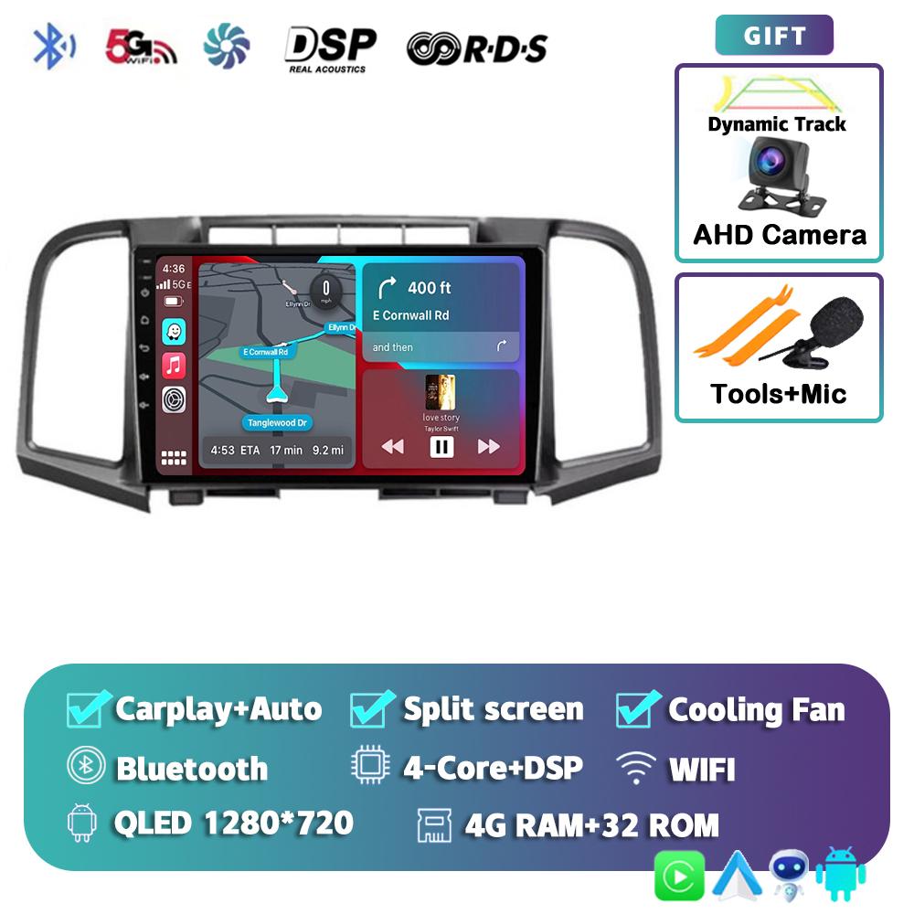 Android14 Carplay Auto For Toyota Venza 2008 - 2012 2013 2014 2015 2016 Car Radio Multimedia Player Video Stereo WIFI+4G BT 2DIN