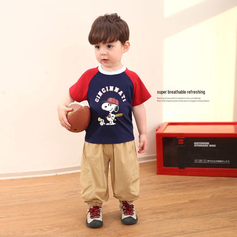 LUSON Girl Baby Short Sleeve Cartoon T-Shirt