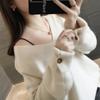 Autumn New Long Sleeve V Neck Women's Knitted Sweater Fashion Casual Loose Solid Winter Sweaters Women Soft Warm Elegant Ladies Knitwear Jumpers 25524