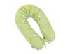 Cotton Pillowcase for Longer Pregnancy Pillow - Teddy Bear with Balloon Green