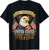 250. Jubiläum USA 4. Juli Patriotisches 250 Jahre Amerikanisches T-Shirt