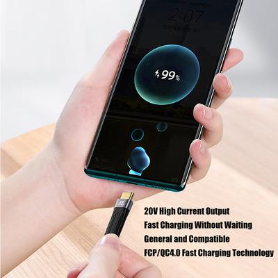 Flexible Data Charging Cable Type-c Male-to-male / Usb Male To Type-c Male / Usb Female To Type-c Male Short-line High-speed 10g Fast Charging