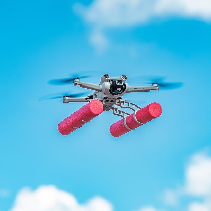 Float Holder Landing Gear Sled Style Damping Foot for Mini 3 Pro Drones Accessories Buoyancy Frame Part
