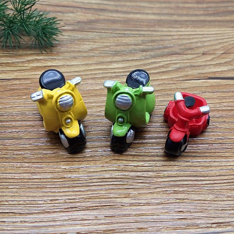 Motorrad Miniatur Garten Zuhause Bonsai Dekoration Miniatur Mini Harz Handwerk Ornamente Mikro Dekor DIY