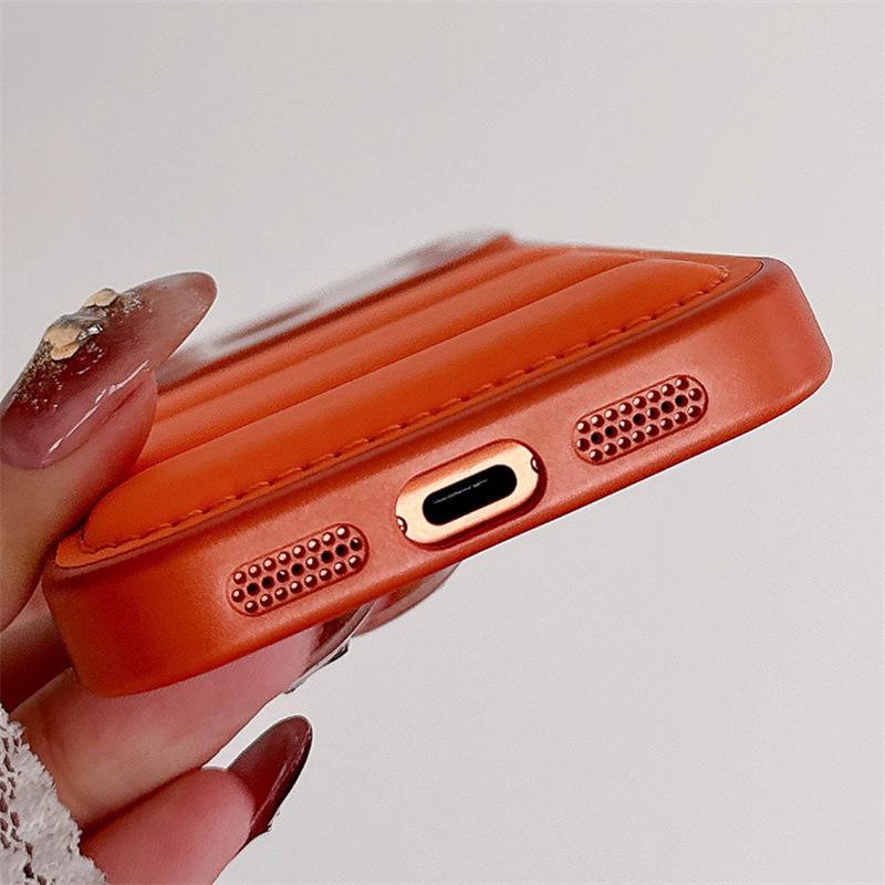 17-in-1 Down Jacket Phone Case for iPhone 14, 15, 16 Pro Max – Ideal for Global Use