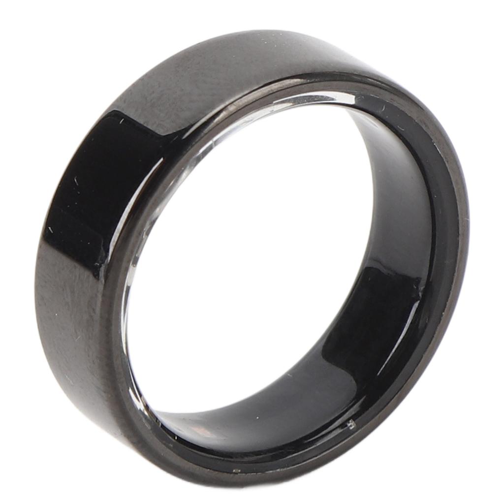 Smart Health Ring Step Counter Bluetooth 5.1 IP68 Water Resistant Magnetic Charging Fitness Tracker