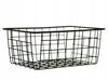 Metal Basket Organizer Black Wire For Fruits Spices Decorations