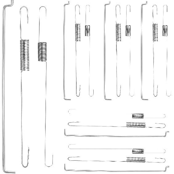 

Frienda 18 Pcs Throttle Return Spring Kit Governor Link Rod Governor Rod Spring Speed Control Compatible with Honda Clone 168f/ Gx160/ Gx200/ 170f/ 18