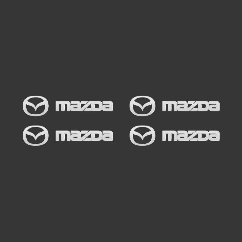 

2025 Hot Car Interior Sticker 3D Metal Logo Decal Car Audio and Button Sticker For Mazda 2 3 5 6 8 CX5 CX-5 CX-7 CX-9 MX-5 ATENZ