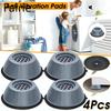 1/2/4 Pcs Support Pads For Washing Machines Anti-vibration Leg Stopper Feet Pads Fairie