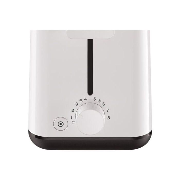 Tostador Braun HT1110WH 2 rebanadas 1030W Blanco ranura 25cm control giratorio