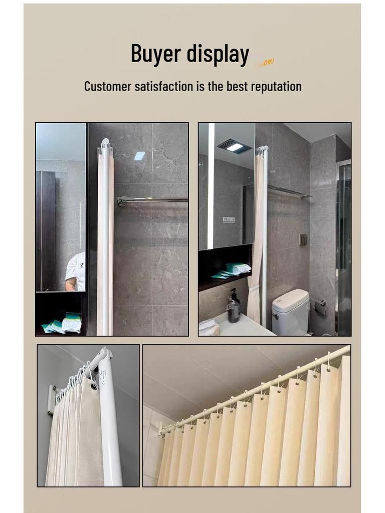 Universal Telescopic Clothes Drying Rack: Freely Retracting, Single-Sided, Folding Design for Household Use