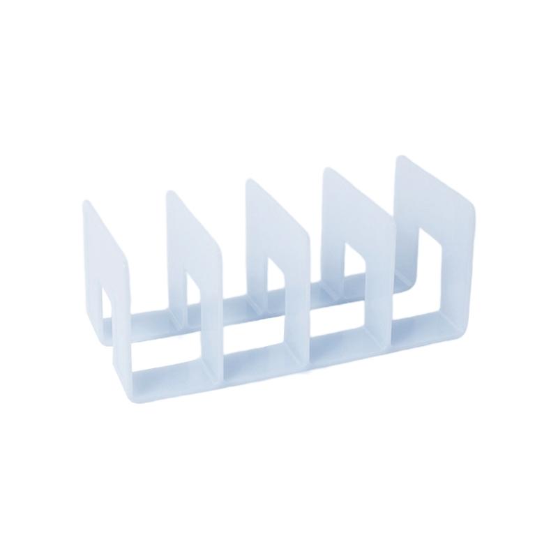 Desktop Organizer Bookends Book Storage Box Desk Bookshelf Office Book Holder