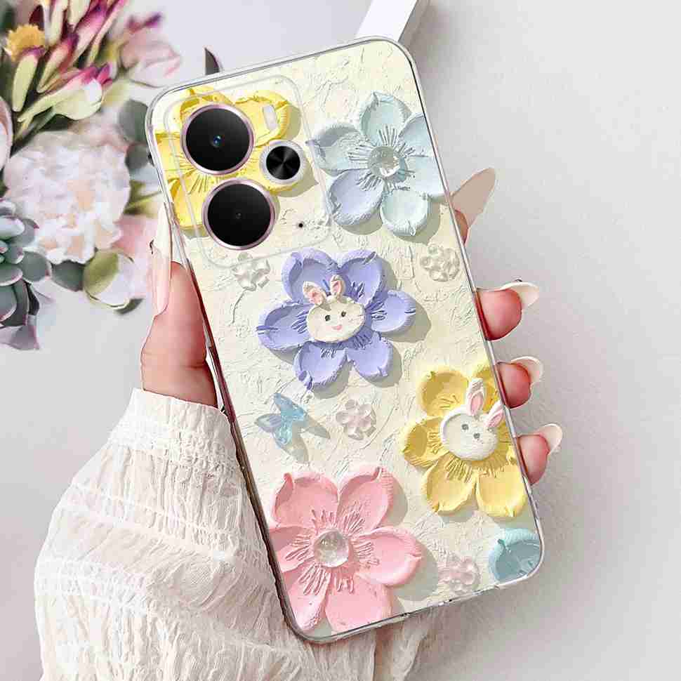 Bumper Clear Case For Realme 14 5G Soft Transparent Cases Silicone Shockproof Cover For Realme 14 14X Pro Realme14Pro Fundas