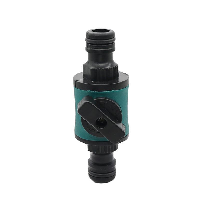 Garden Irrigation Valve with 16 Mm Quick Connector Prolong Hose Length Pipe Fittings Watering Garden Tube Valve 1 Pc