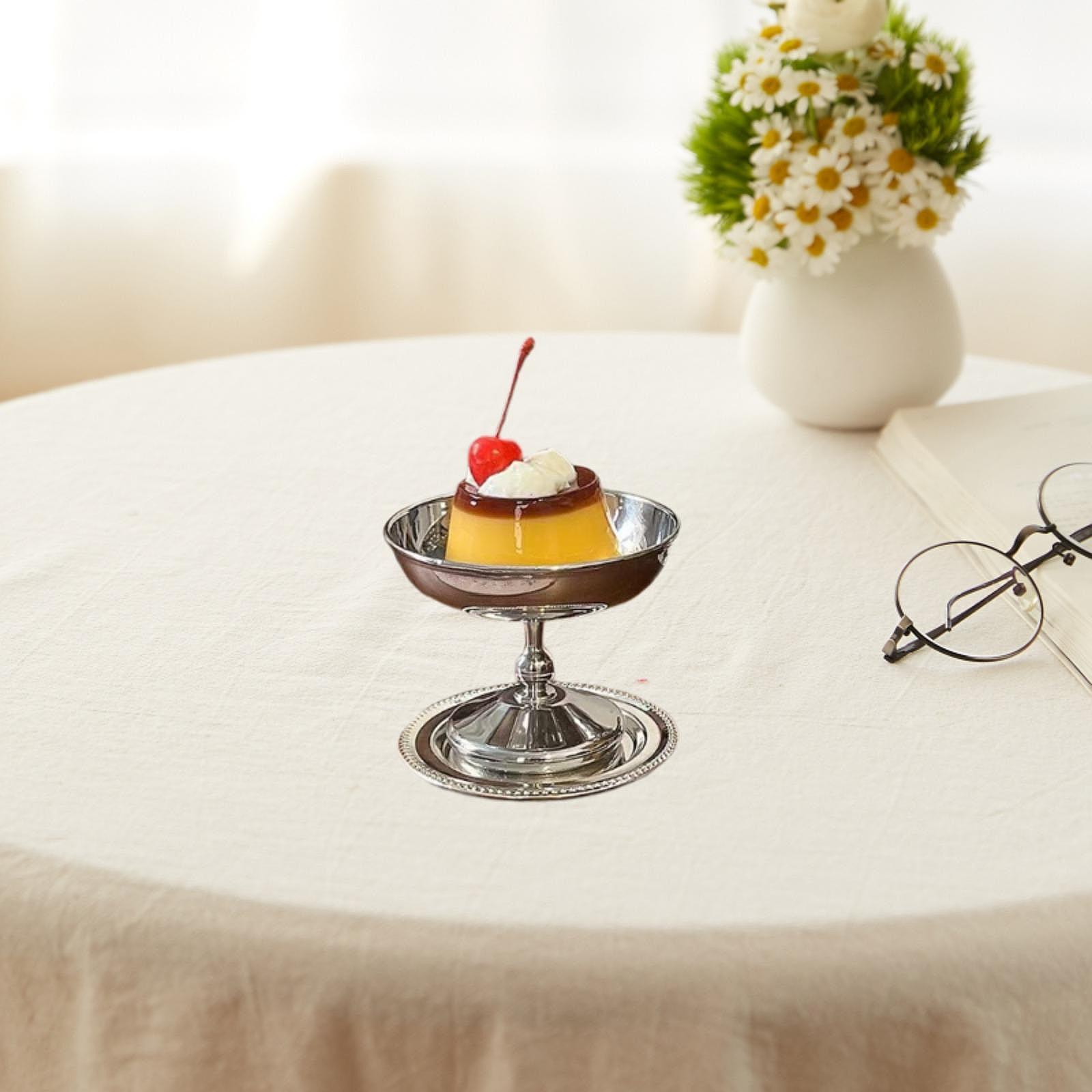 Dessert Dish Bowl Goblet Dish Photo Prop Kitchen Serving Bowl Portable Dessert