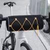Road Bike Handlebar Bag Waterproofs Bike Front Bag Portable Cycling Pouch Large Capacity Bike Frame Tube Bag Enduring