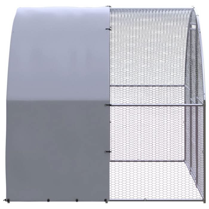 Exclusive House - Outdoor Chicken Coop 3x2x2 M Galvanized Steel