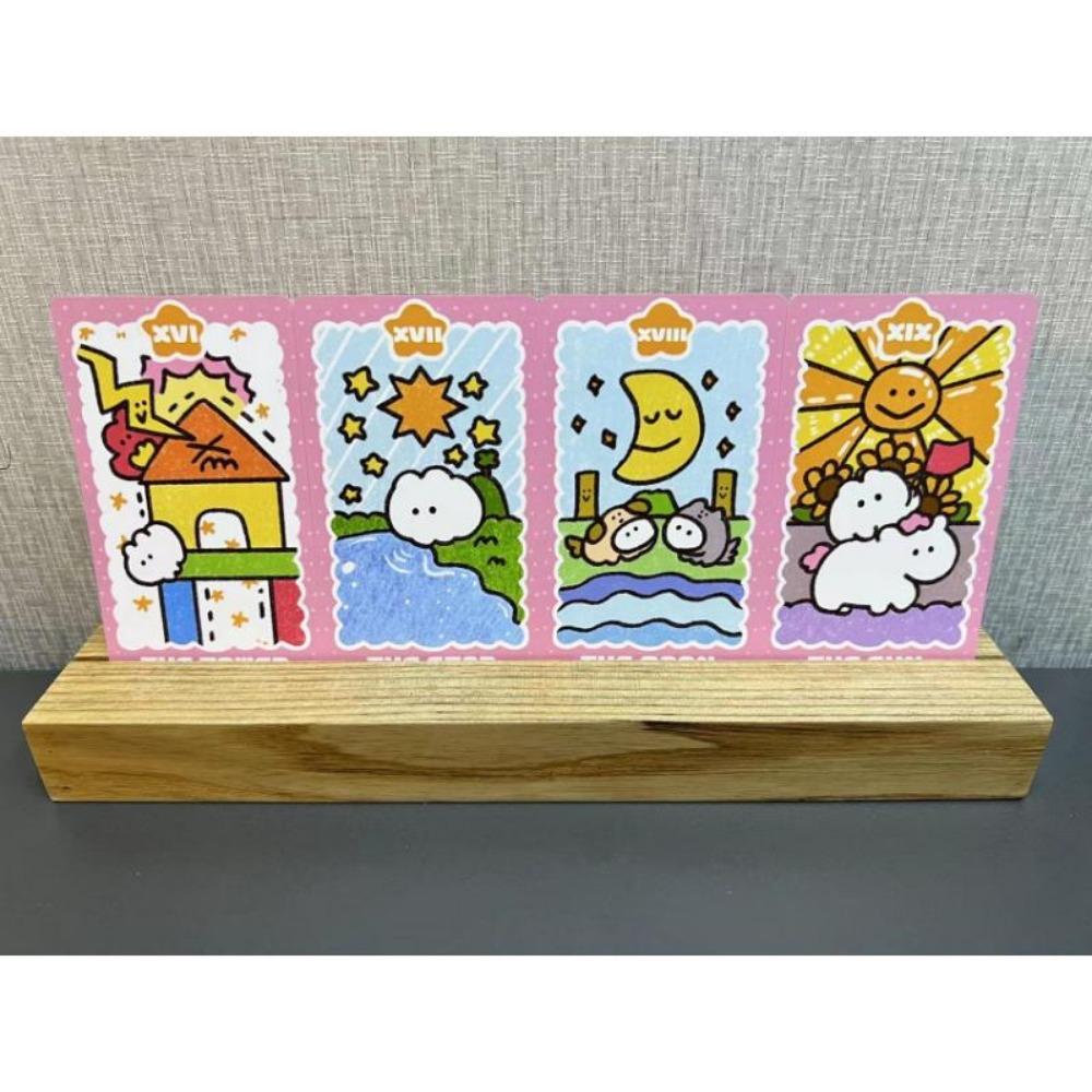 12x7cm Mokmok Chan Tarot 78 Pcs Cards Tarot Deck