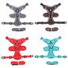 Reflective Trim Cat Harness Leash Set Vest Style Reflective Cat Harness  Pets Supplies