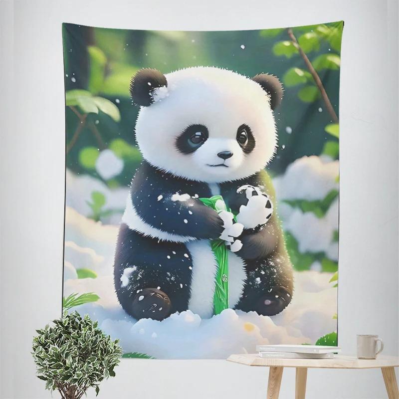 

Милая панда Декоративный гобелен Декор для дома Настенный декор для офиса Гостиная Гобелен 170x200cm