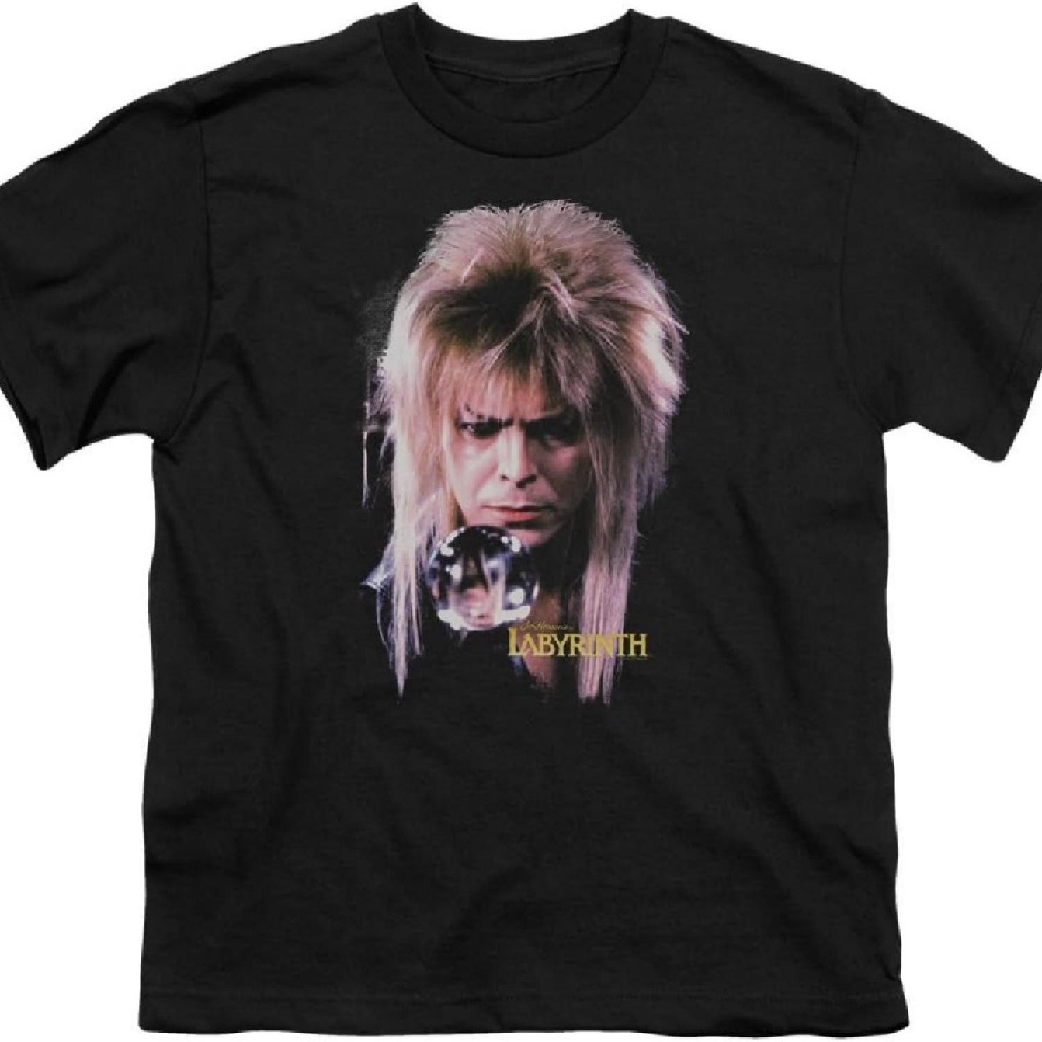 

Labyrinth Goblin King Unisex Youth T Shirt for Boys and Girls XXXXXL чёрный