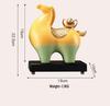 Colorful Prosperity Horse Figurine: Elegant Decor for Office, Living Room, or Hallway - Ideal Housewarming or Opening Gift