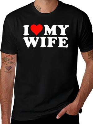 Husband Gift I Love My Wife Shirt Anniversary Valentine Graphic Tee