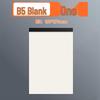 Tearable A5/B5 Thick Notebook: Lined, Sticky Notes, Blank, Grid for Business & Drafts